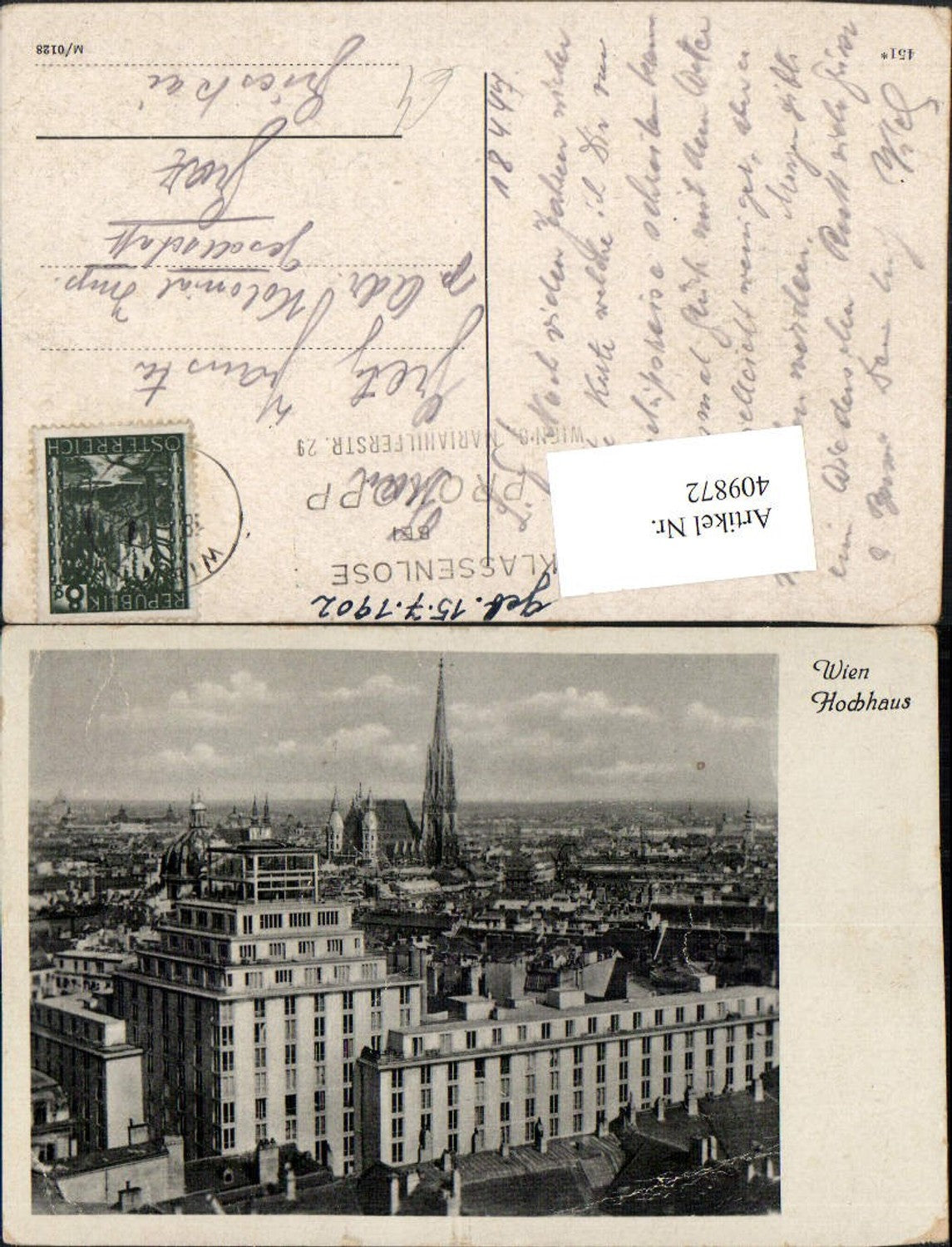 Alte Ansichtskarte – Old Postcard