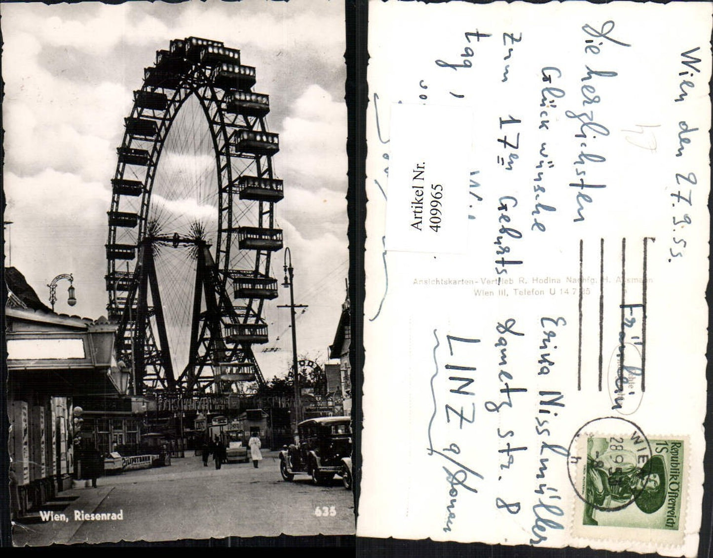 Alte Ansichtskarte – Old Postcard