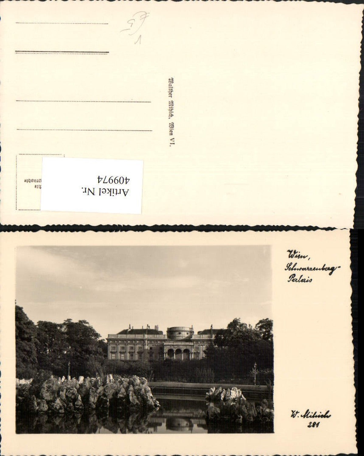 Alte Ansichtskarte – Old Postcard