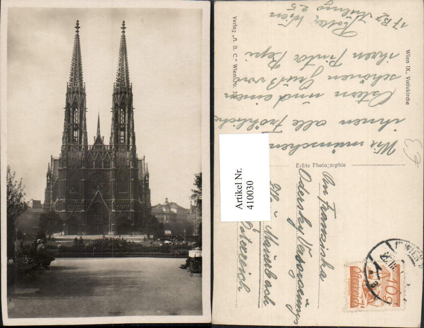 Alte Ansichtskarte – Old Postcard