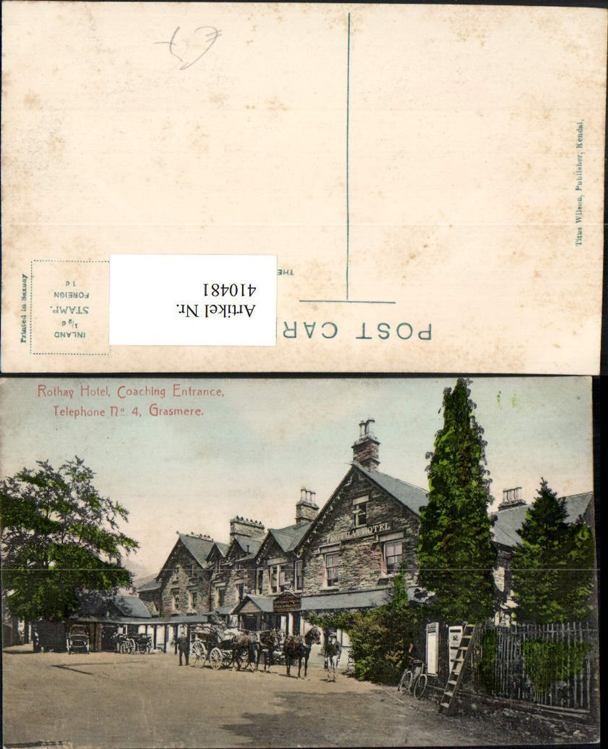 Alte Ansichtskarte – Old Postcard