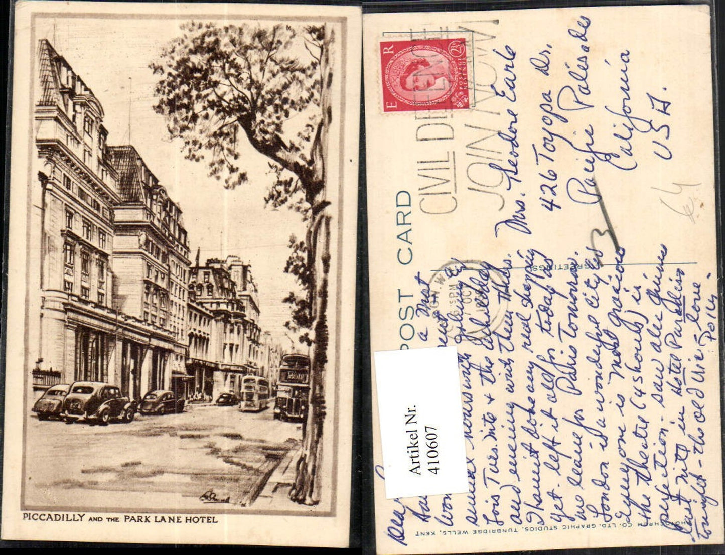 Alte Ansichtskarte – Old Postcard