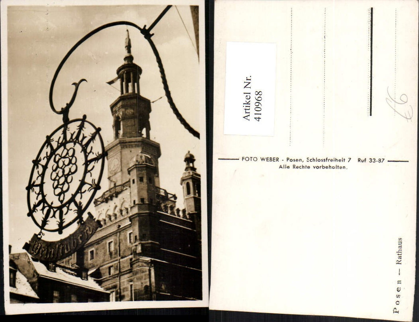 Alte Ansichtskarte – Old Postcard