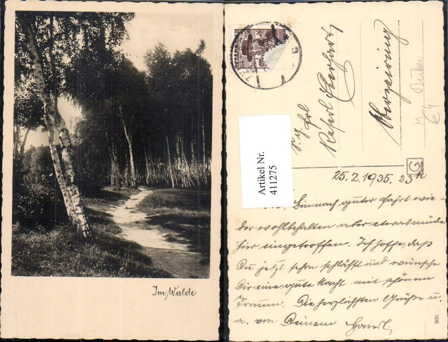 Alte Ansichtskarte – Old Postcard