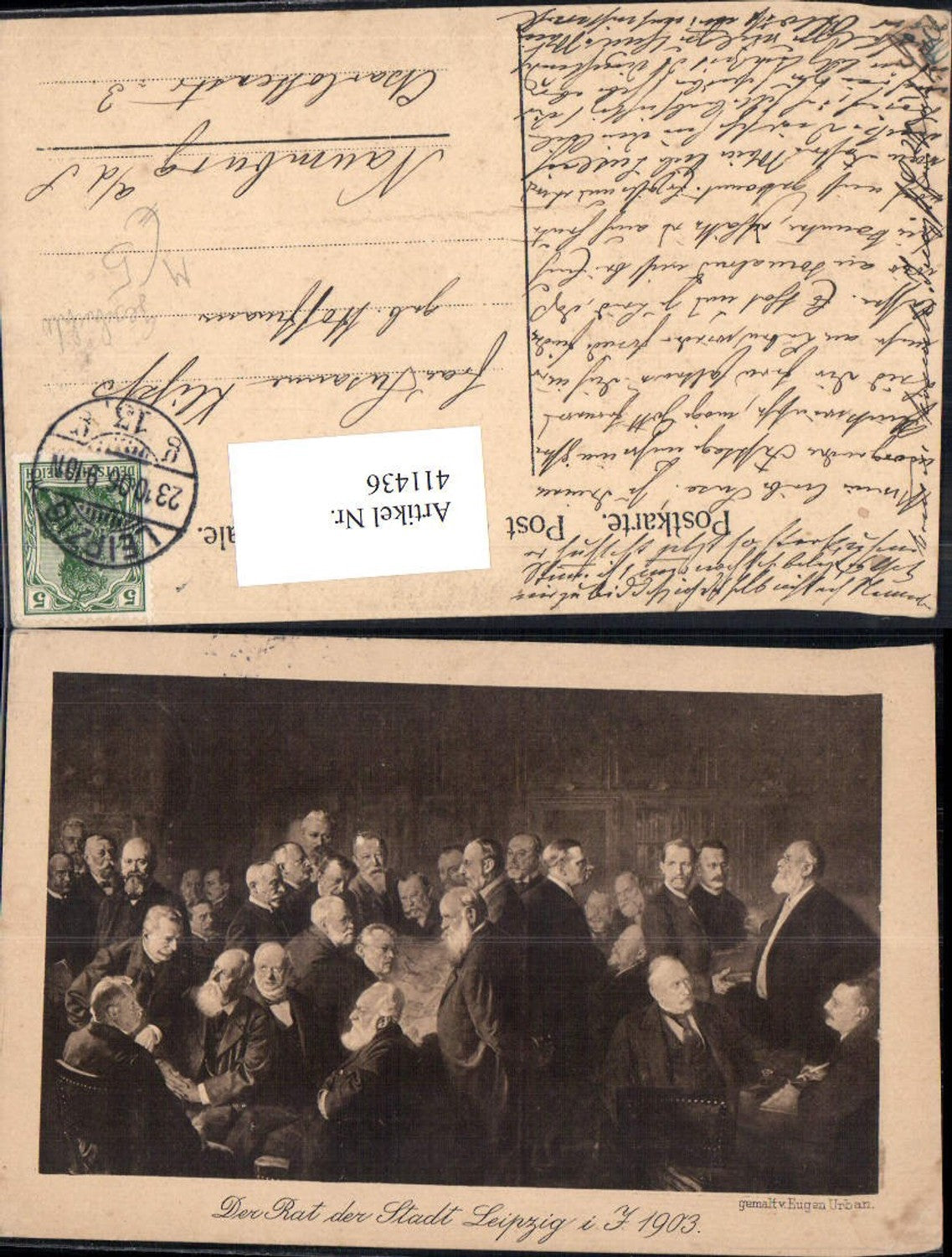 411436,Der Rat der Stadt Leipzig 1903 Geschichte 19 Jhdt.
