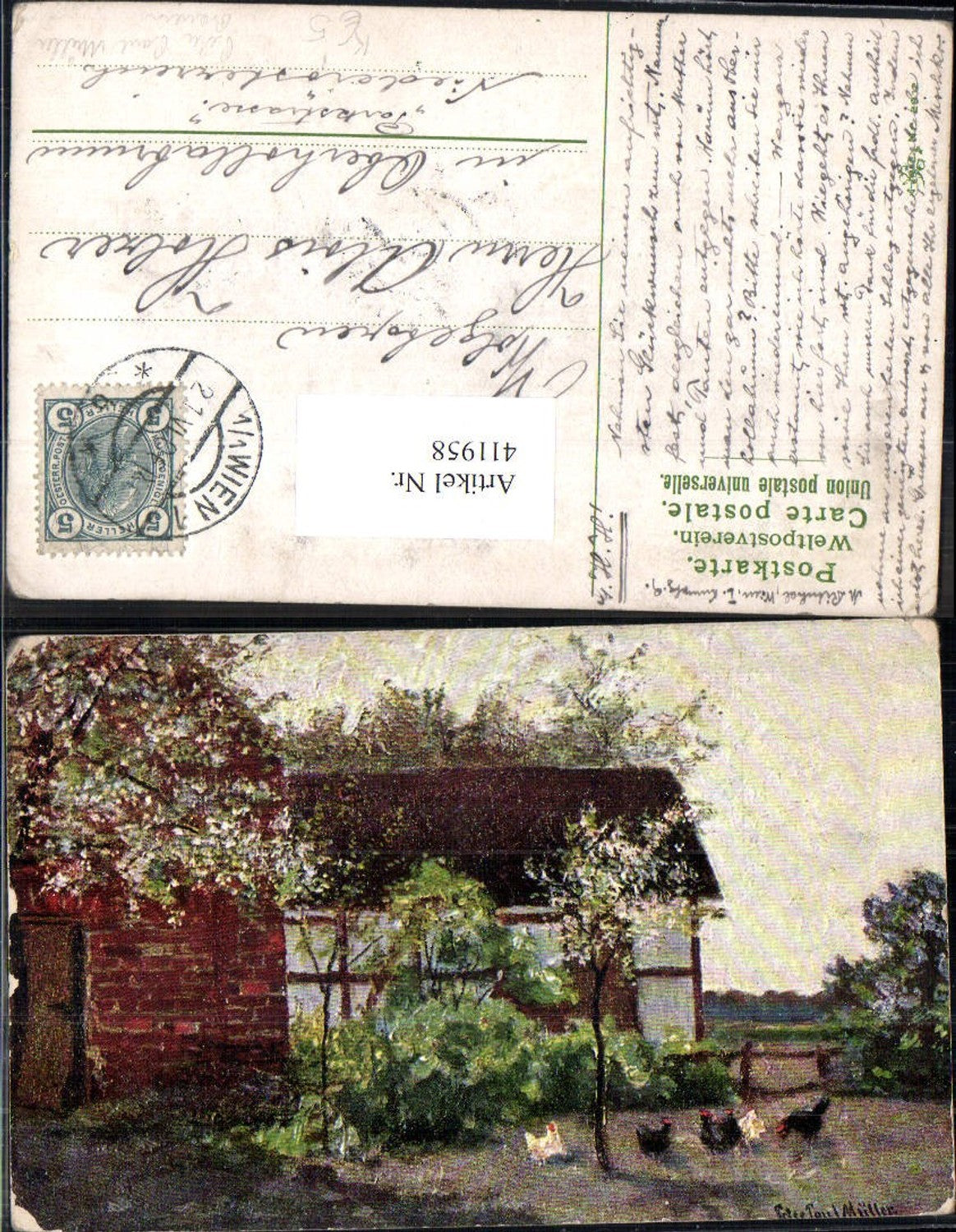 Alte Ansichtskarte – Old Postcard