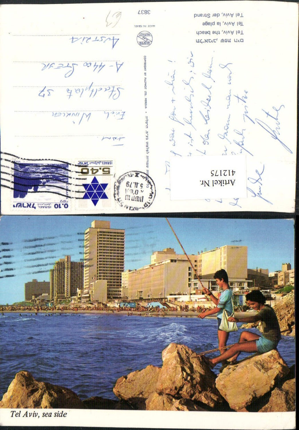 412175,Israel Tel Aviv Beach Strand Küste