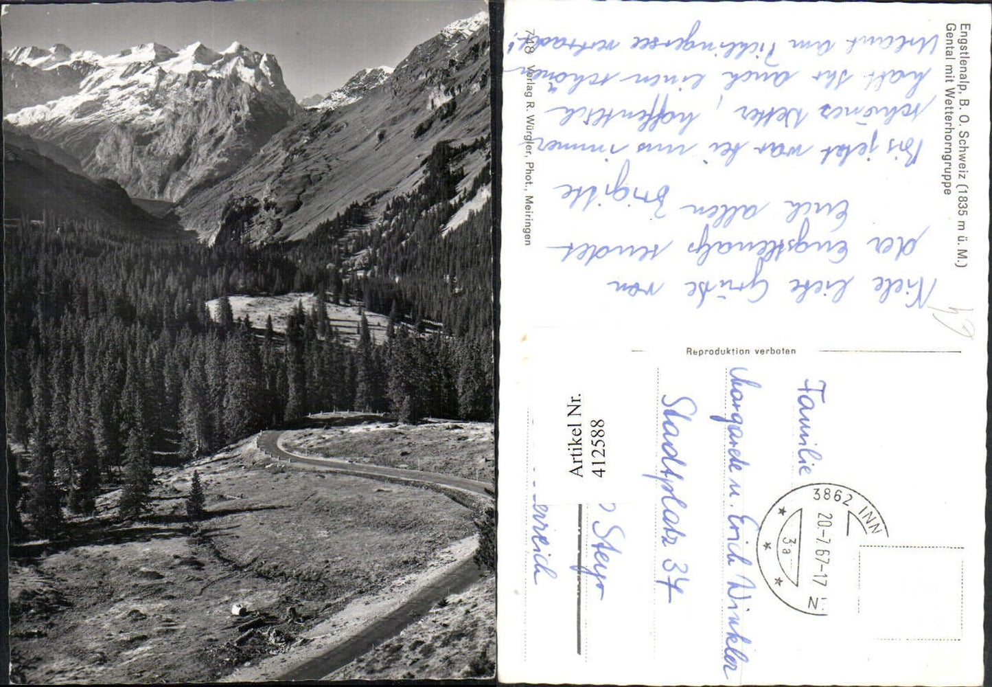 Alte Ansichtskarte – Old Postcard