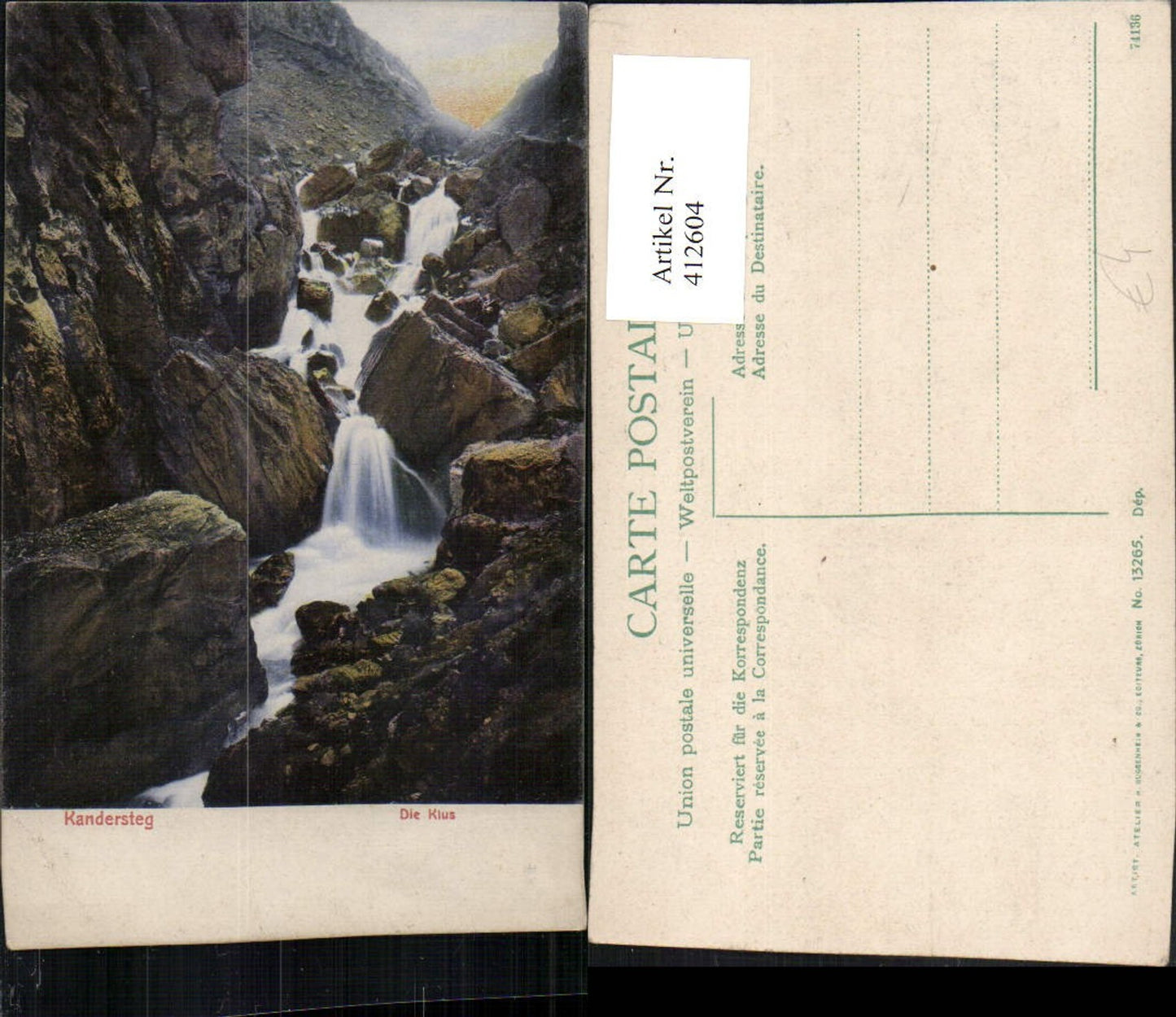 Alte Ansichtskarte – Old Postcard