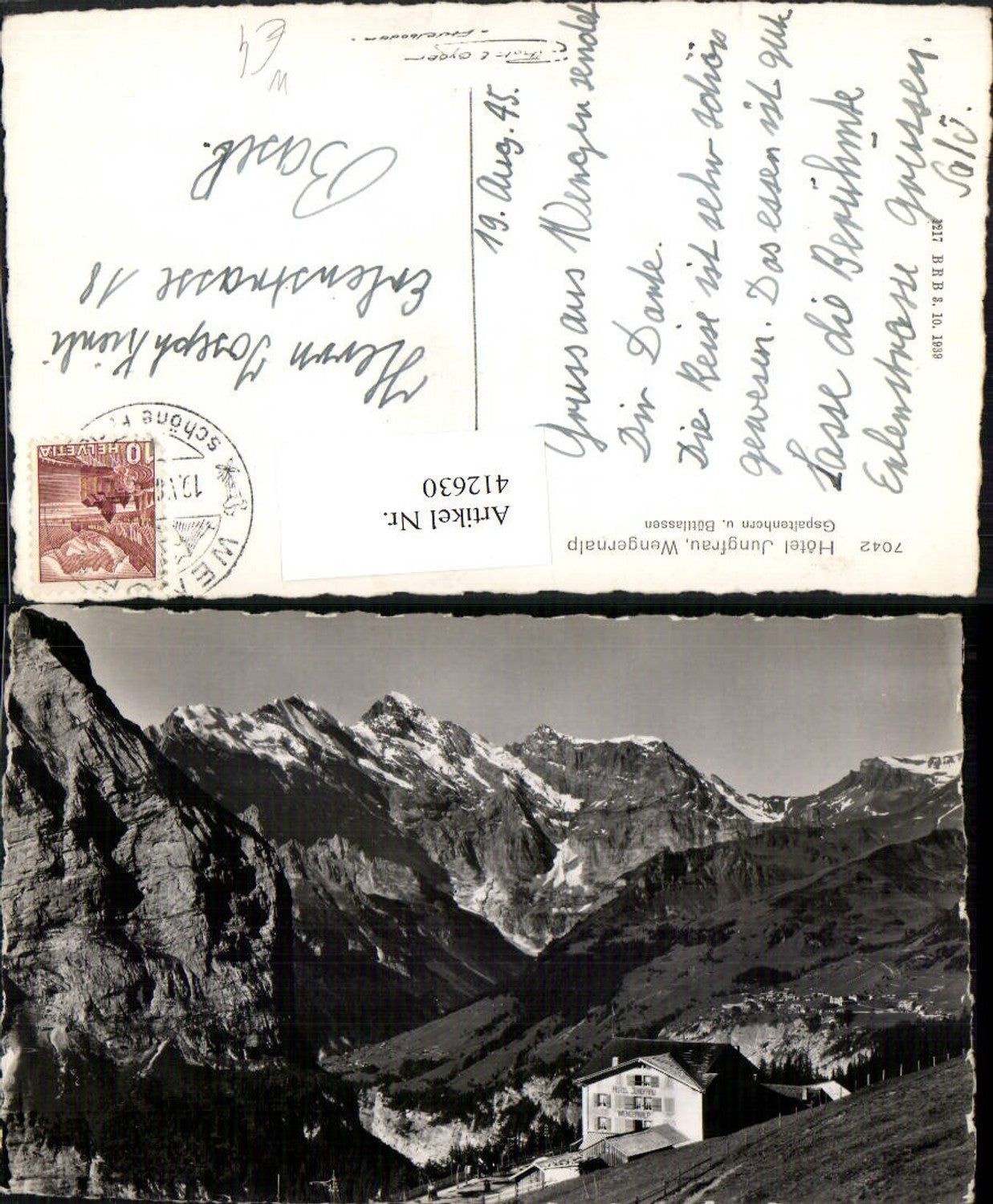 Alte Ansichtskarte – Old Postcard