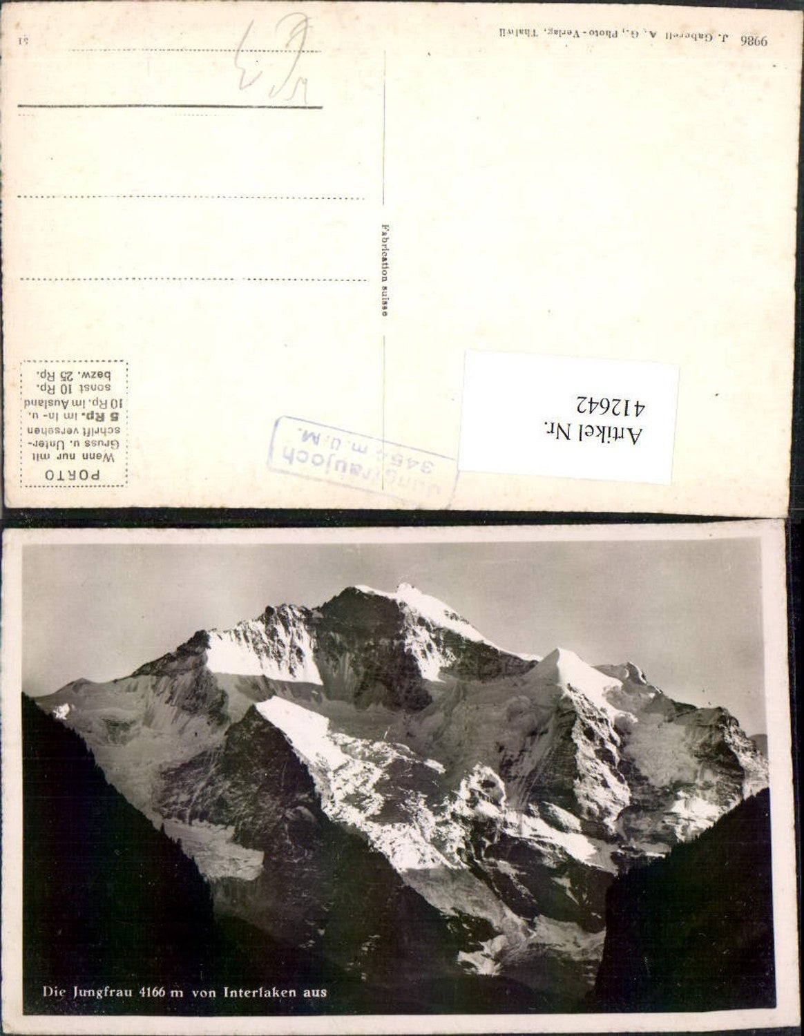 Alte Ansichtskarte – Old Postcard