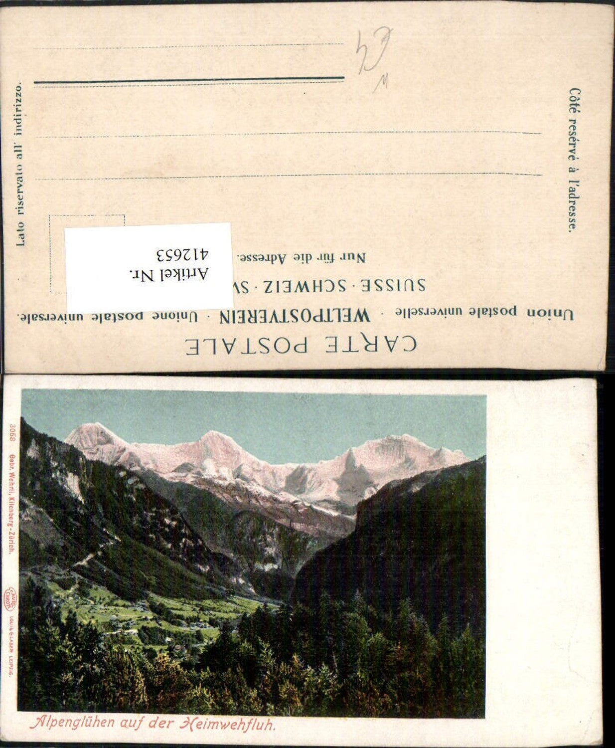 Alte Ansichtskarte – Old Postcard