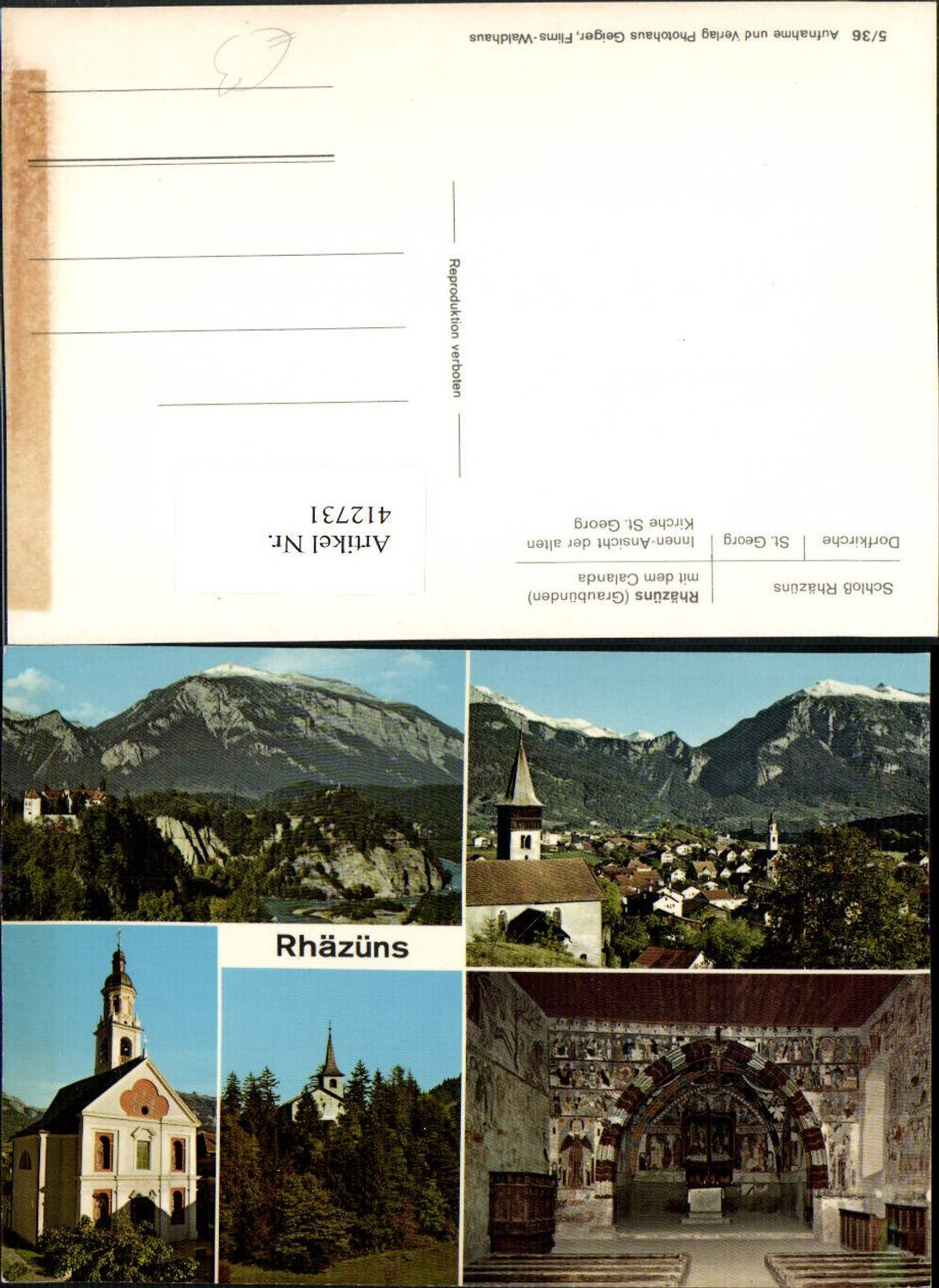 Alte Ansichtskarte – Old Postcard