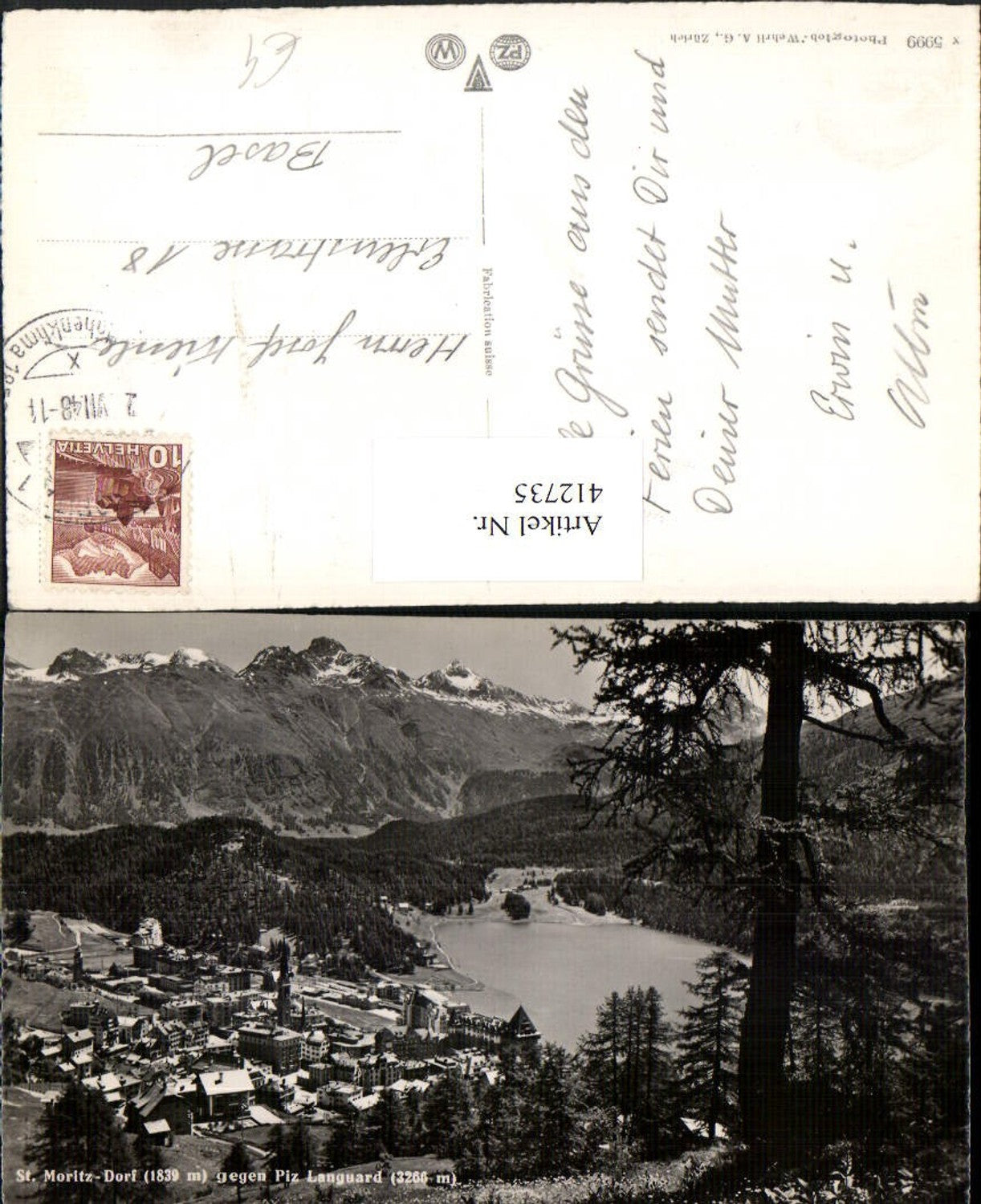 Alte Ansichtskarte – Old Postcard