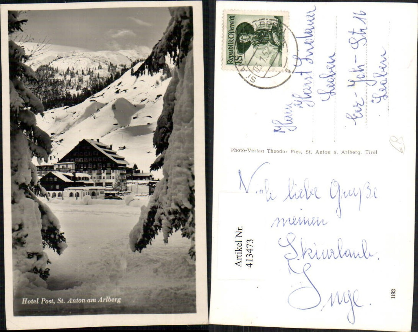 Alte Ansichtskarte – Old Postcard