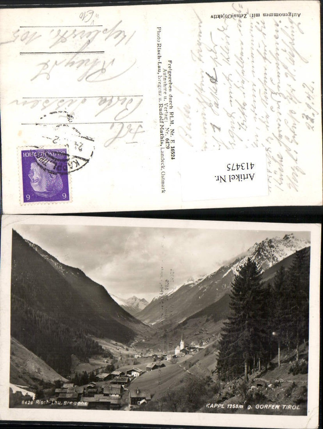 Alte Ansichtskarte – Old Postcard