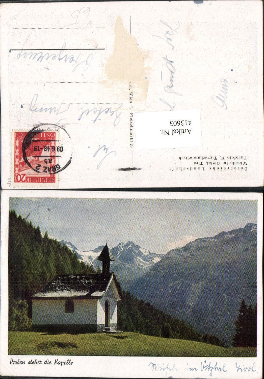 Alte Ansichtskarte – Old Postcard