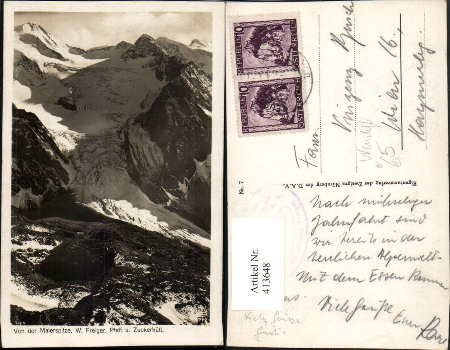 Alte Ansichtskarte – Old Postcard