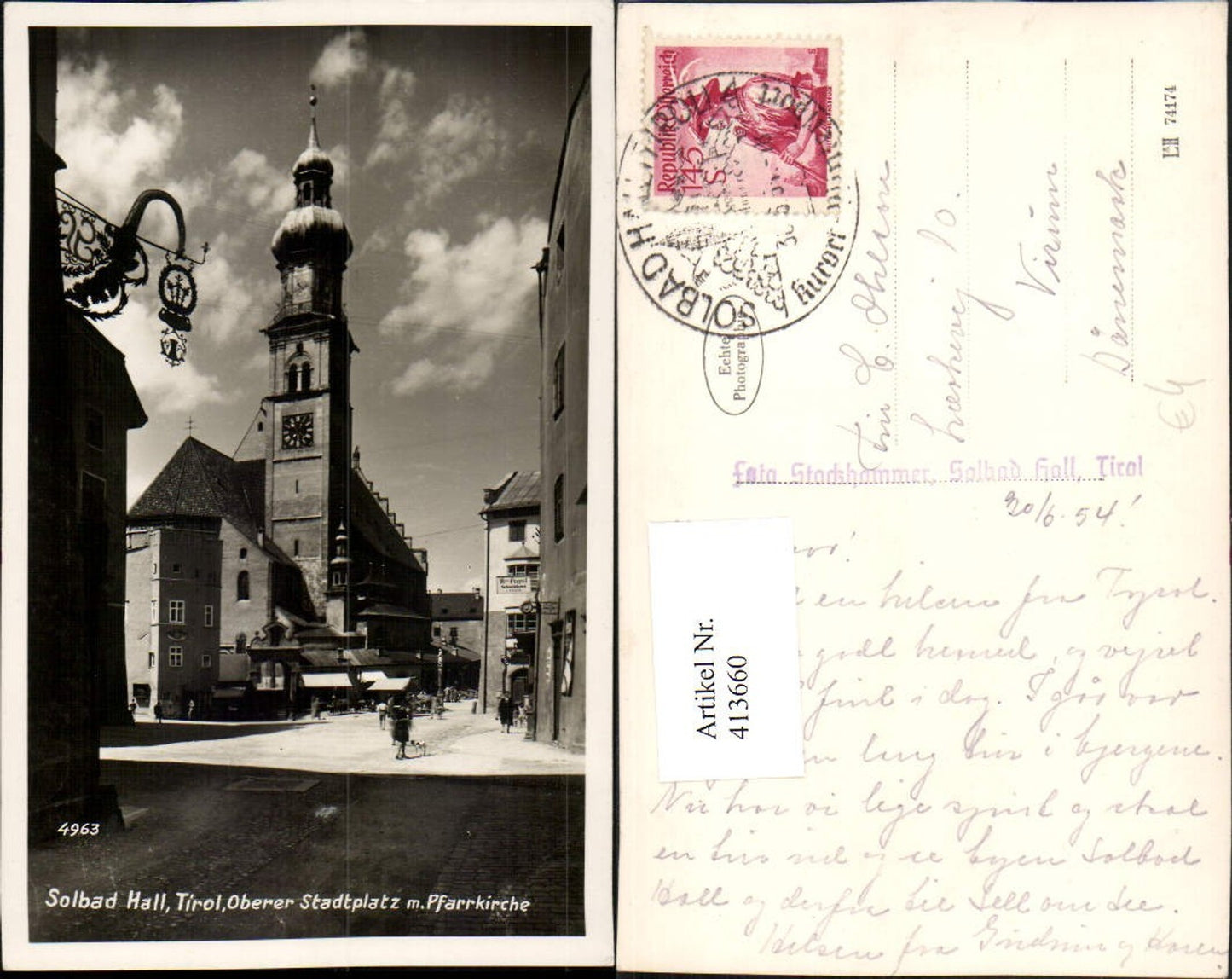 Alte Ansichtskarte – Old Postcard