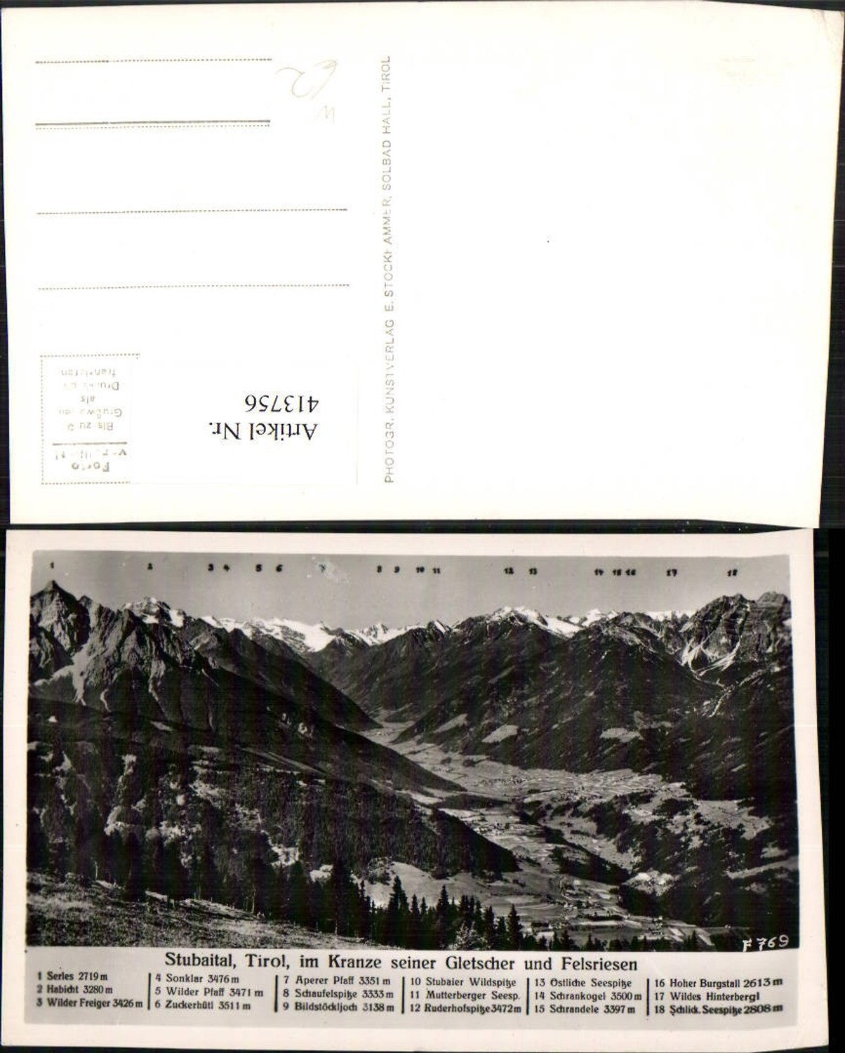 Alte Ansichtskarte – Old Postcard