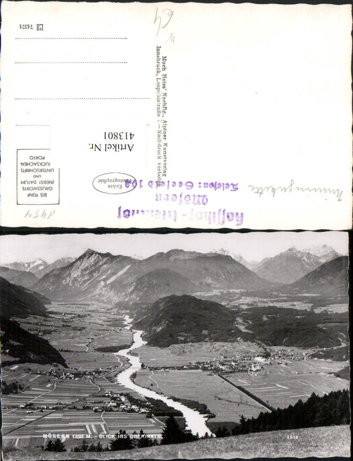 Alte Ansichtskarte – Old Postcard