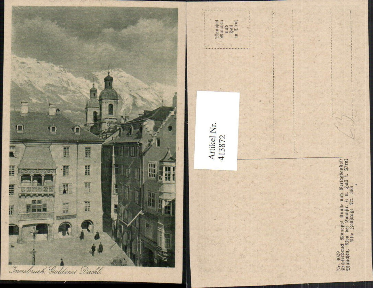 Alte Ansichtskarte – Old Postcard