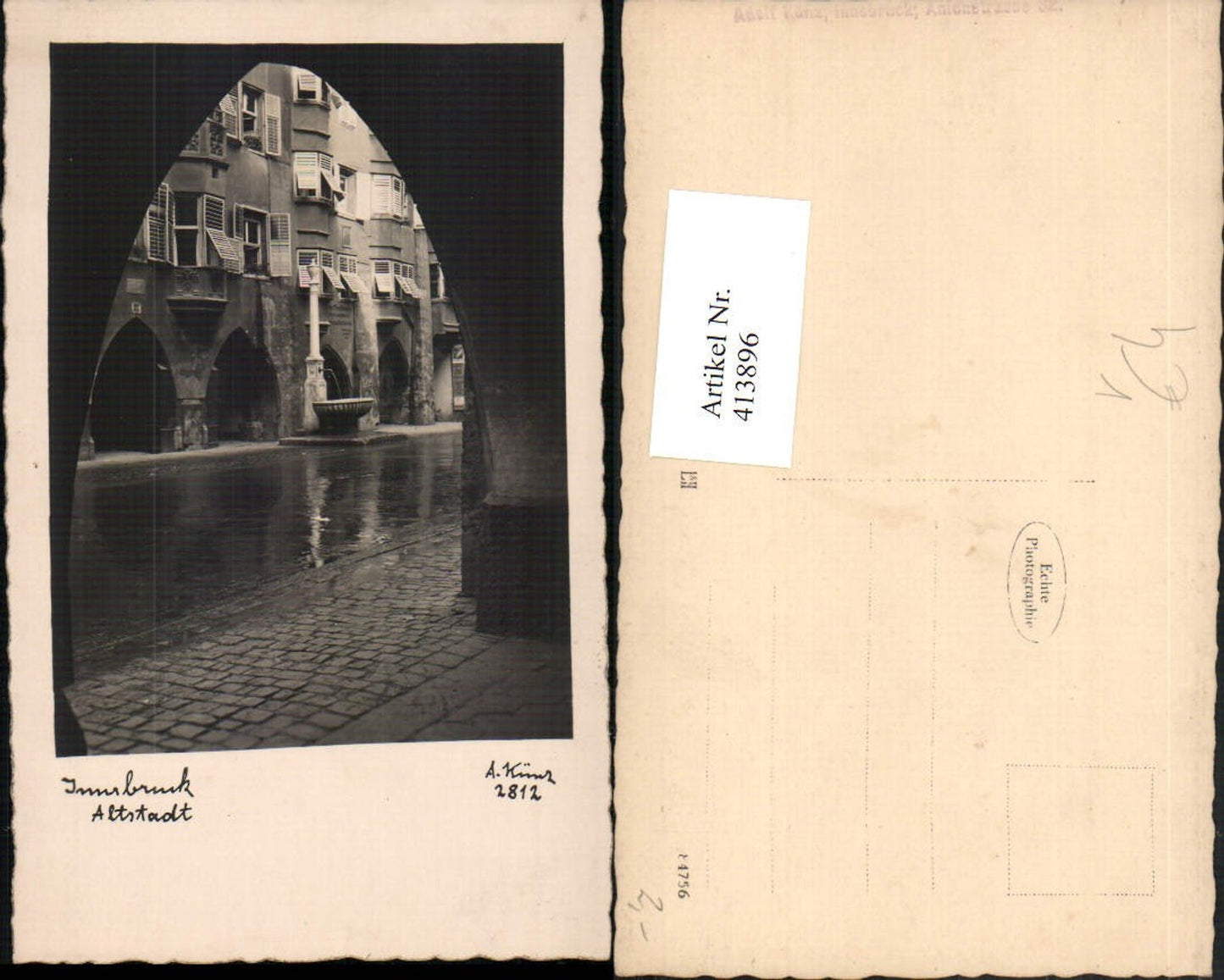 Alte Ansichtskarte – Old Postcard