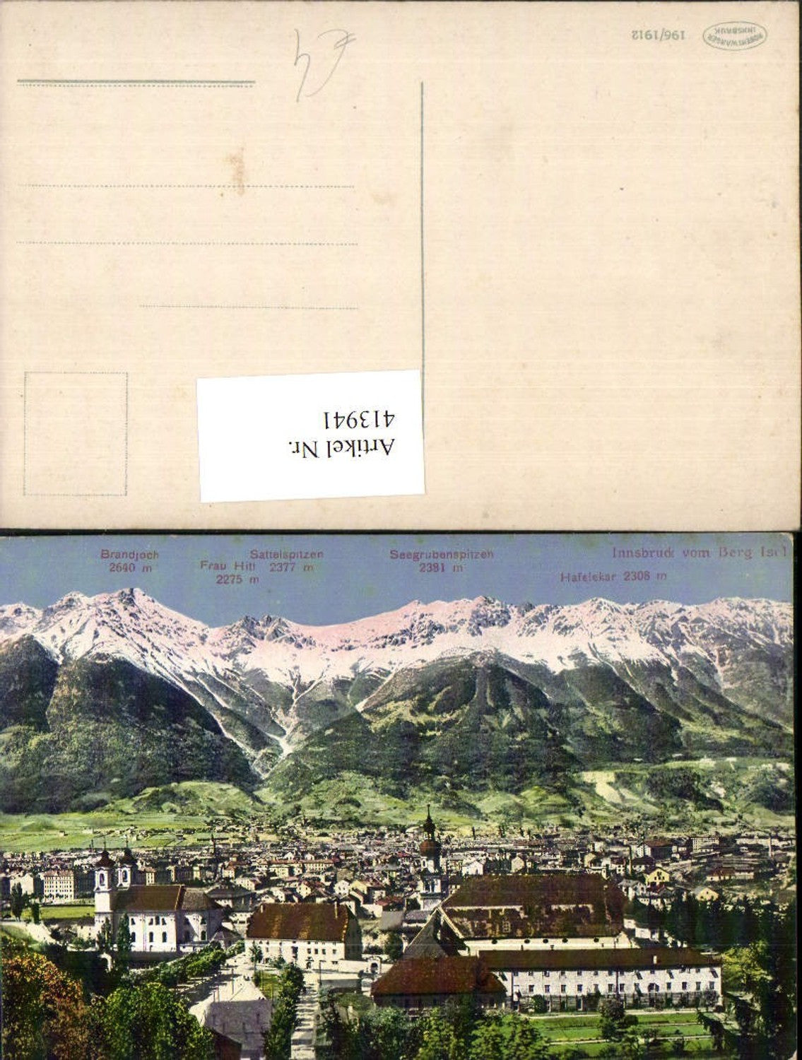 Alte Ansichtskarte – Old Postcard