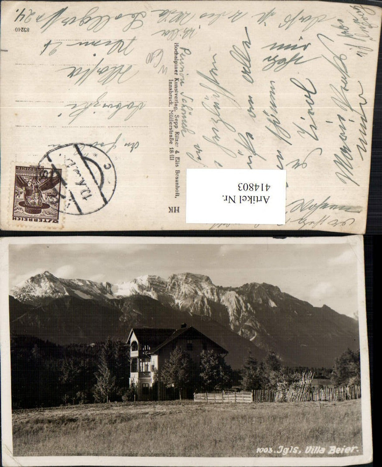 Alte Ansichtskarte – Old Postcard