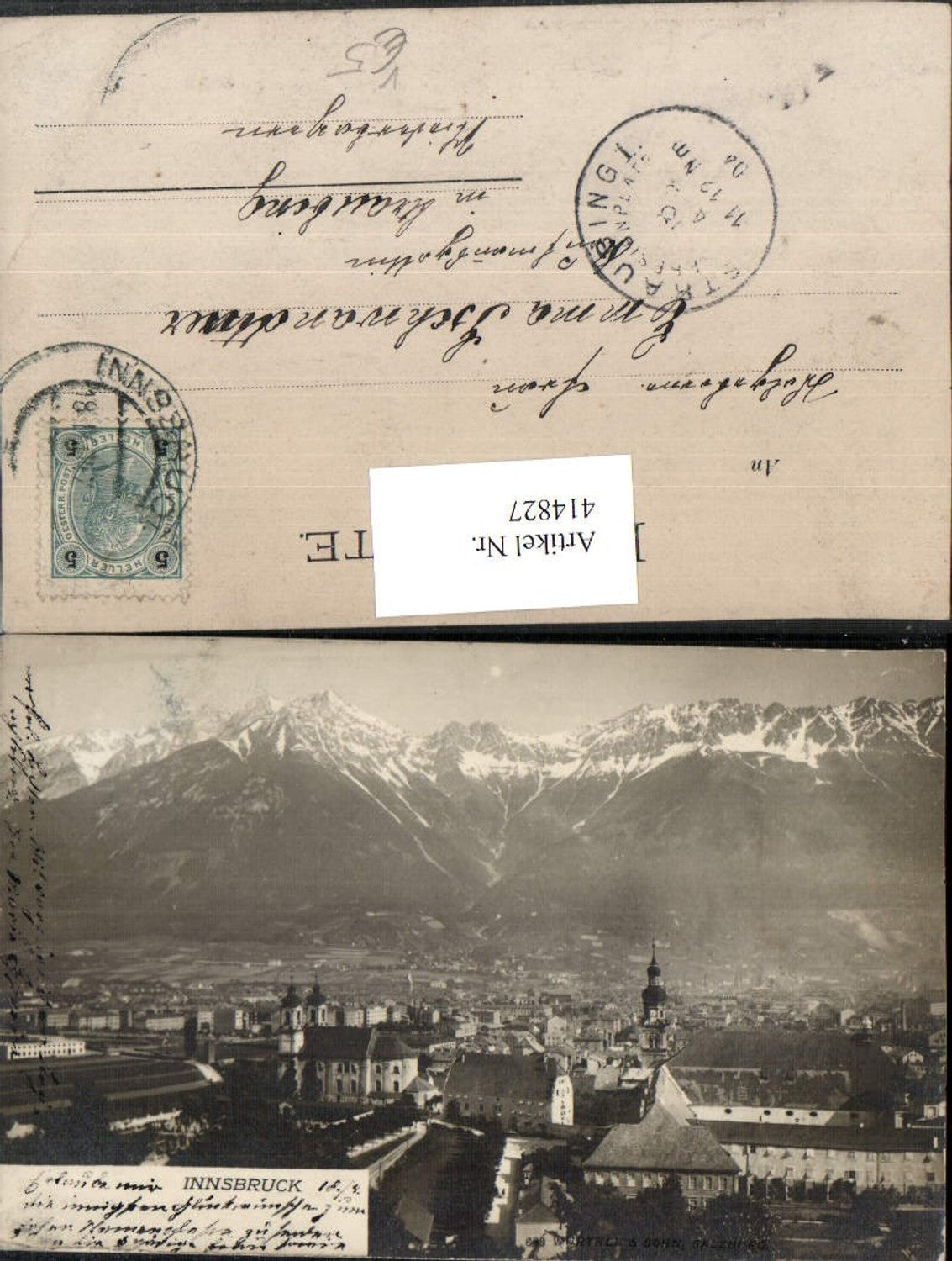 Alte Ansichtskarte – Old Postcard
