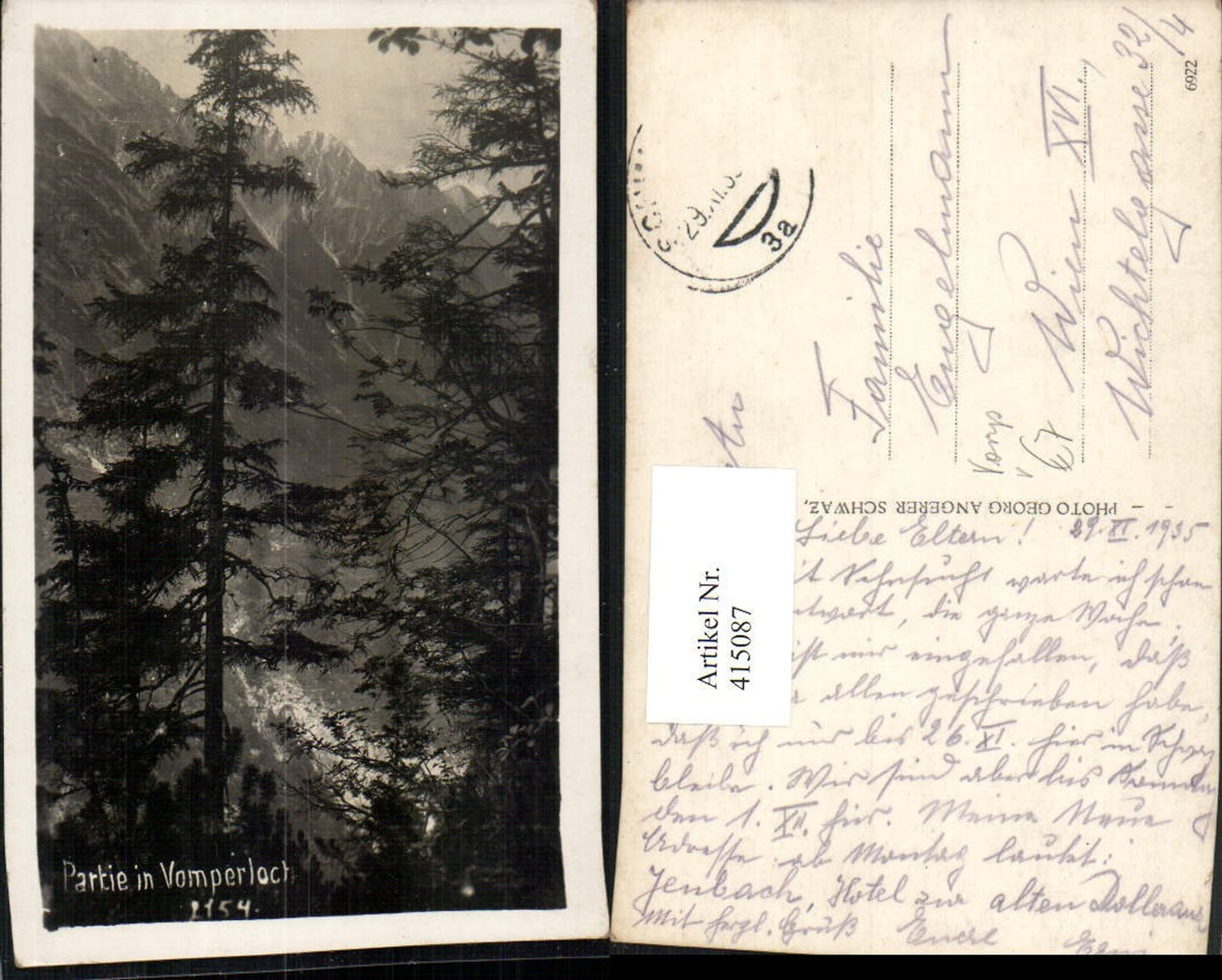 Alte Ansichtskarte – Old Postcard