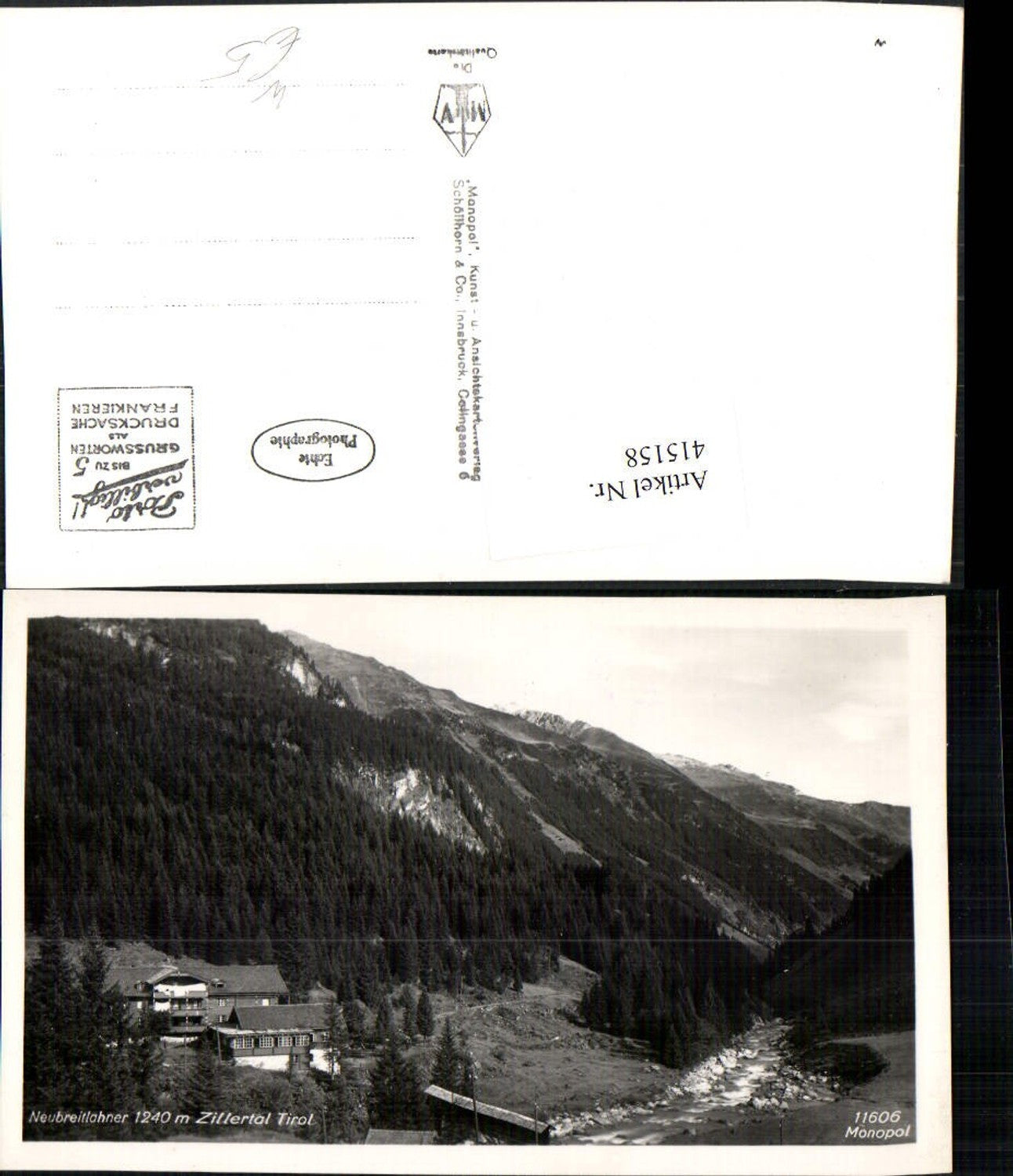 Alte Ansichtskarte – Old Postcard