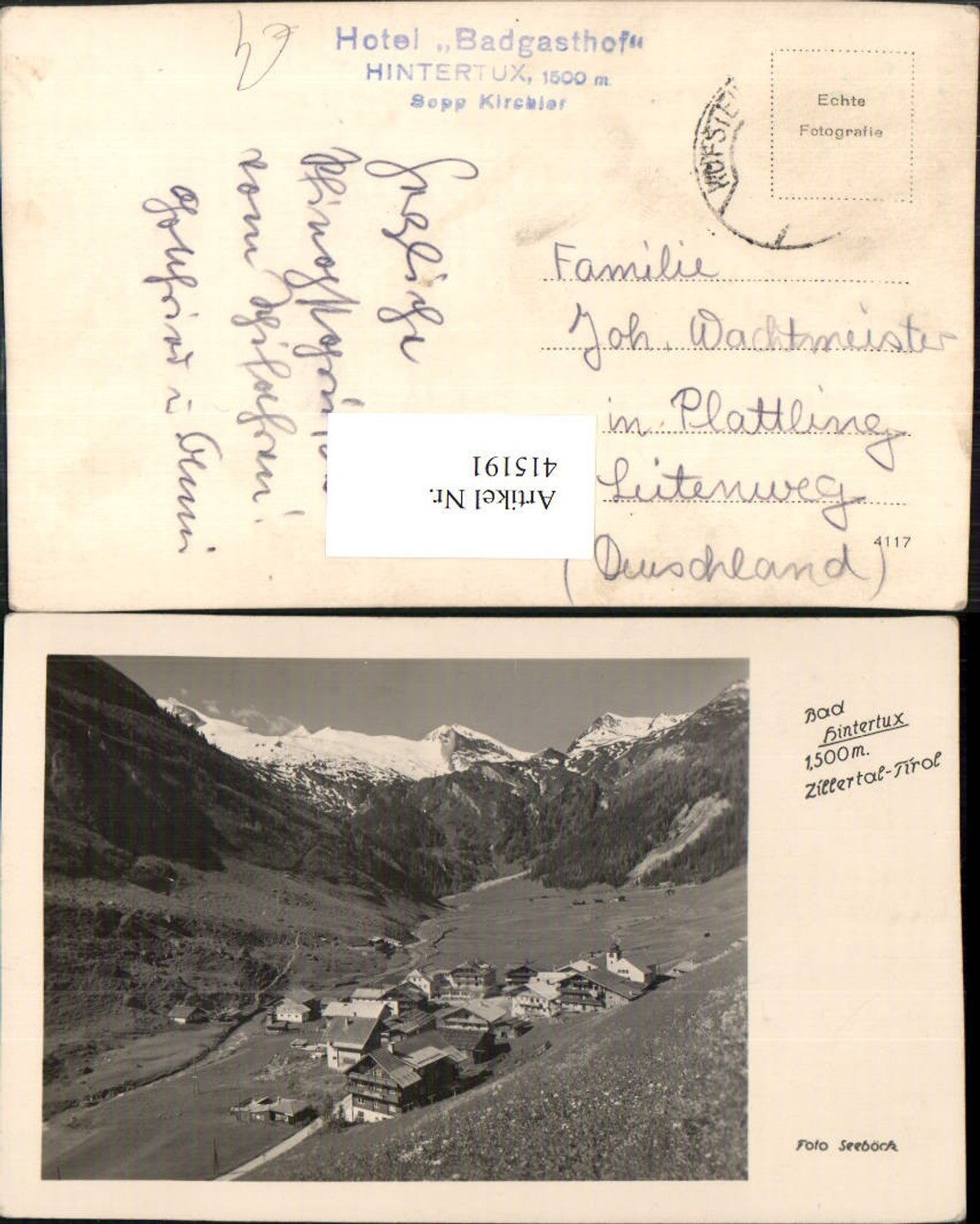 Alte Ansichtskarte – Old Postcard