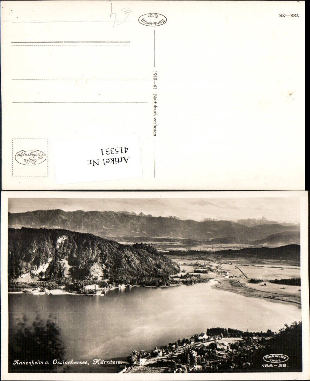 415331,Annenheim am Ossiachersee b. Treffen Bergkulisse