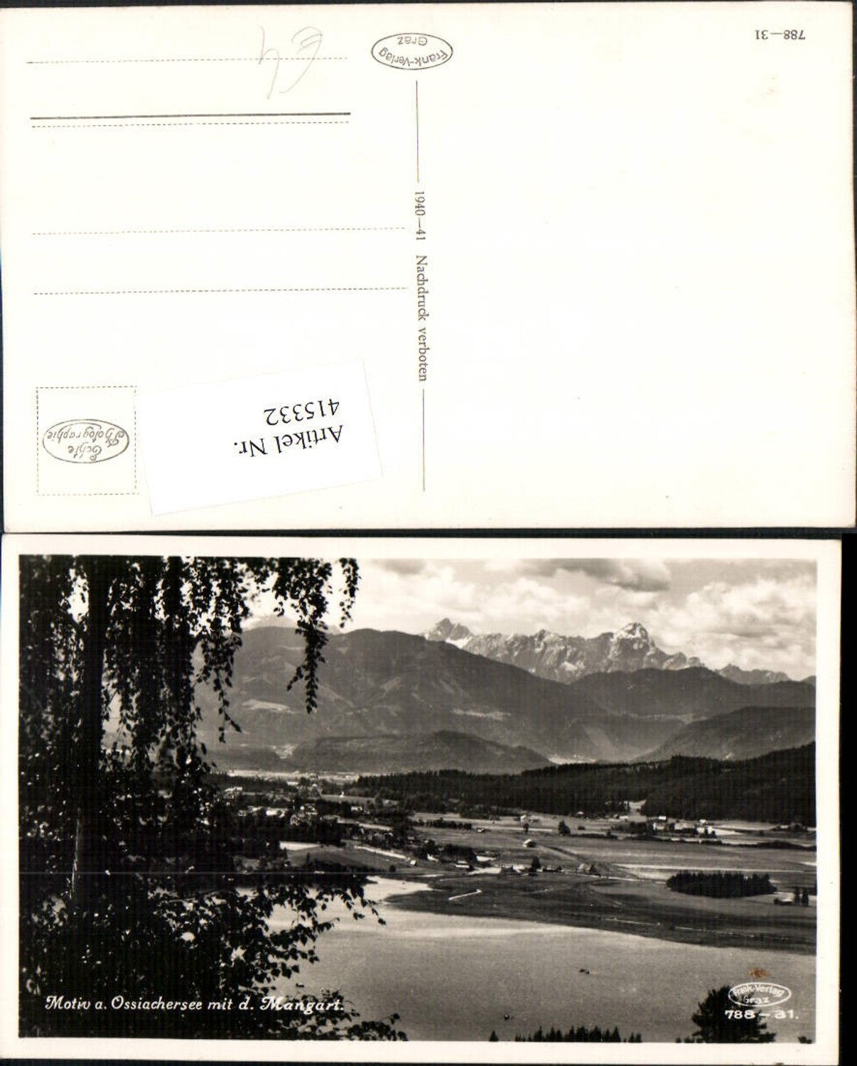 Alte Ansichtskarte – Old Postcard