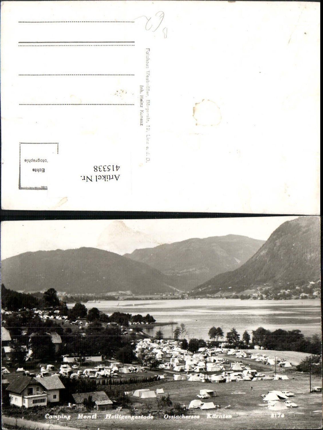 415338,Villach Camping Mentl Heiligengestade am Ossiachersee Bergkulisse