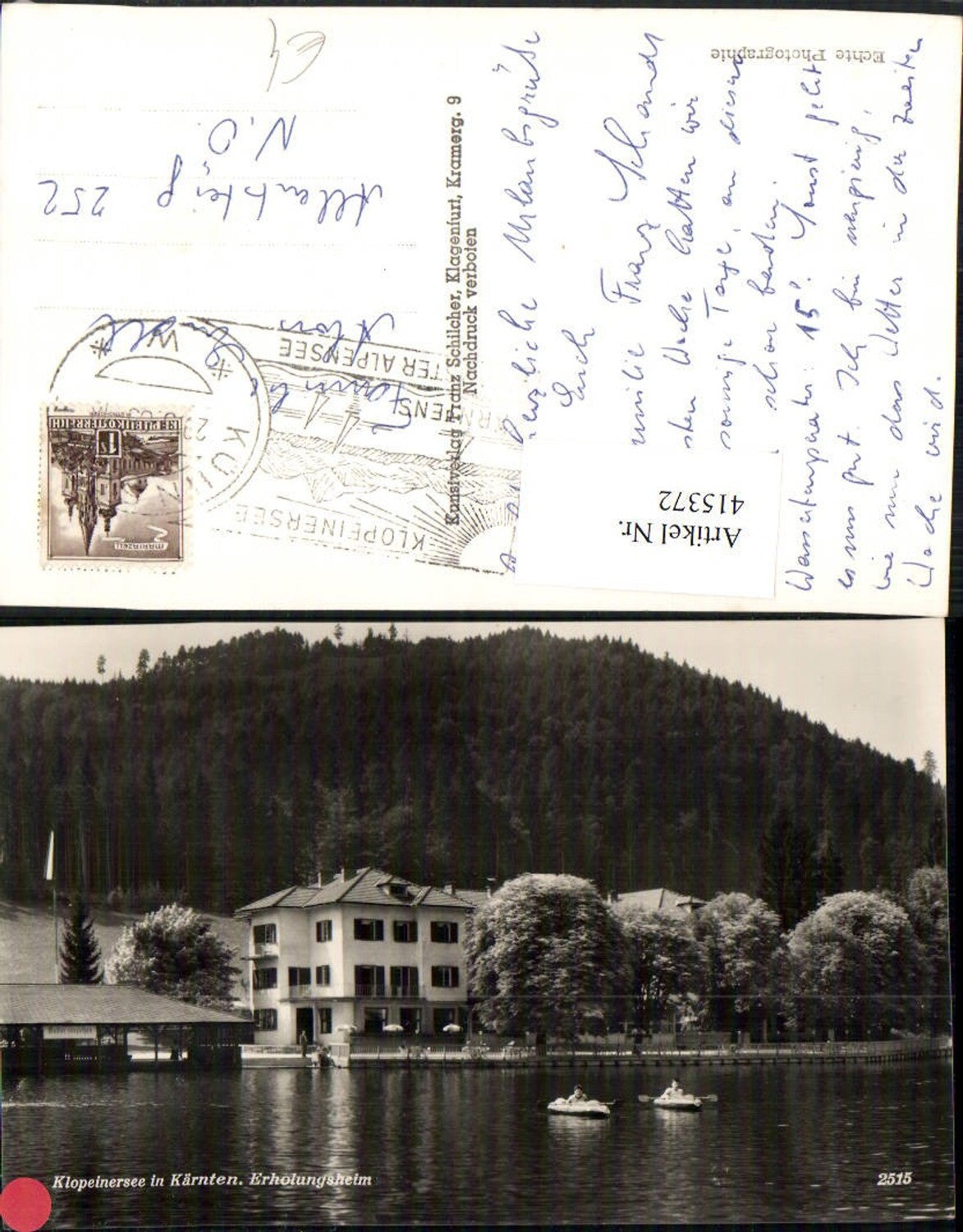 415372,Klopeinersee See b. St. Kanzian Erholungsheim