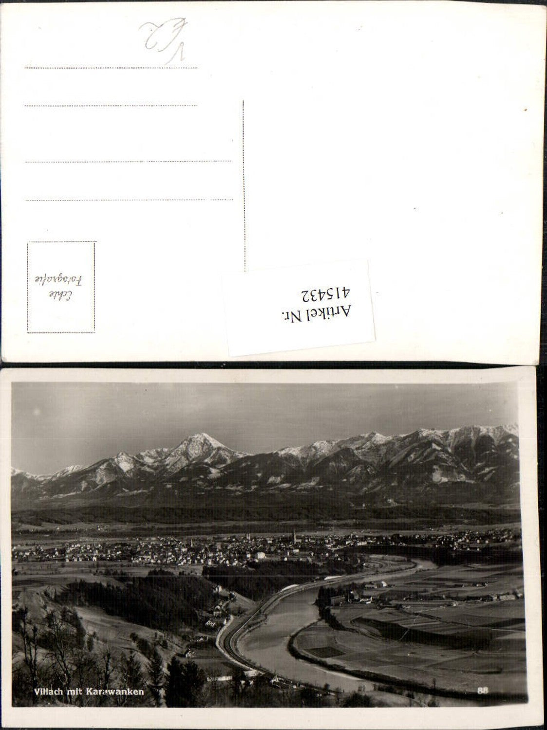 415432,Villach Totale m. Karawanken Bergkulisse pub Franz Schilcher 88