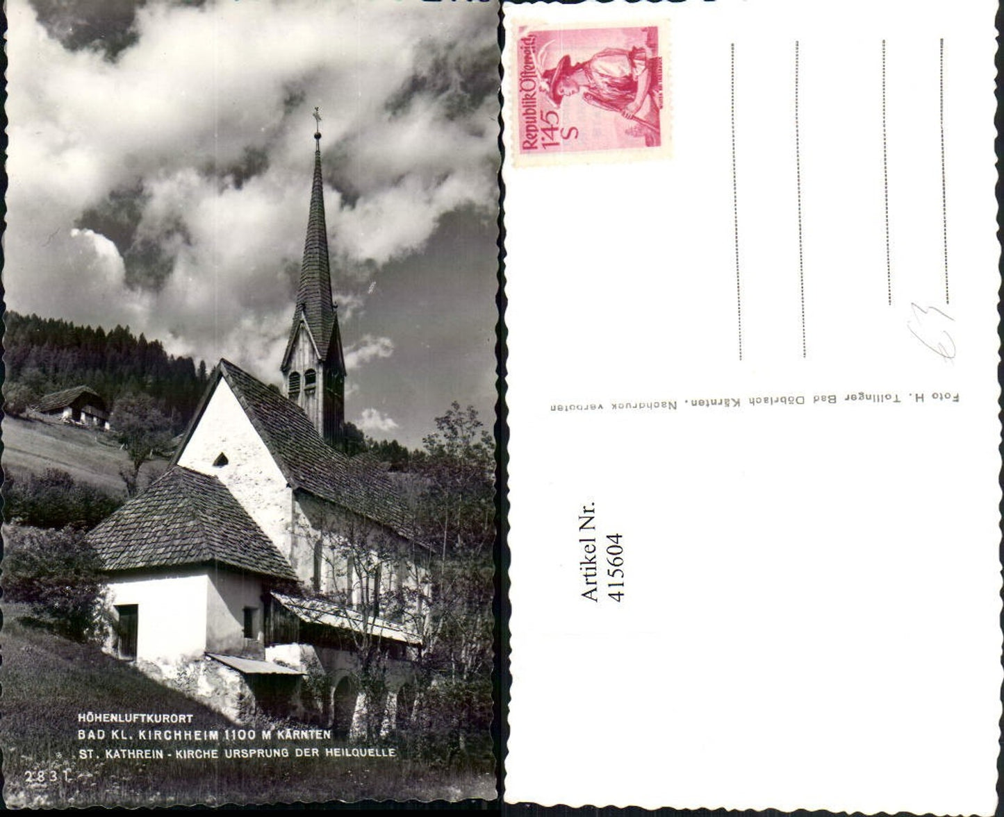 415604,Bad Kleinkirchheim St. Kathrein Kirche