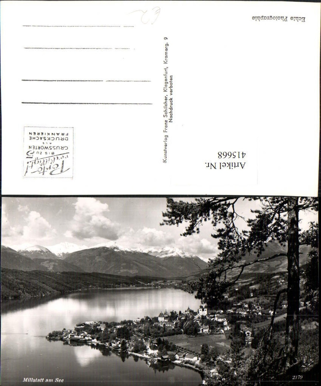 415668,Millstatt am See Totale Bergkulisse pub Franz Schilcher 2179