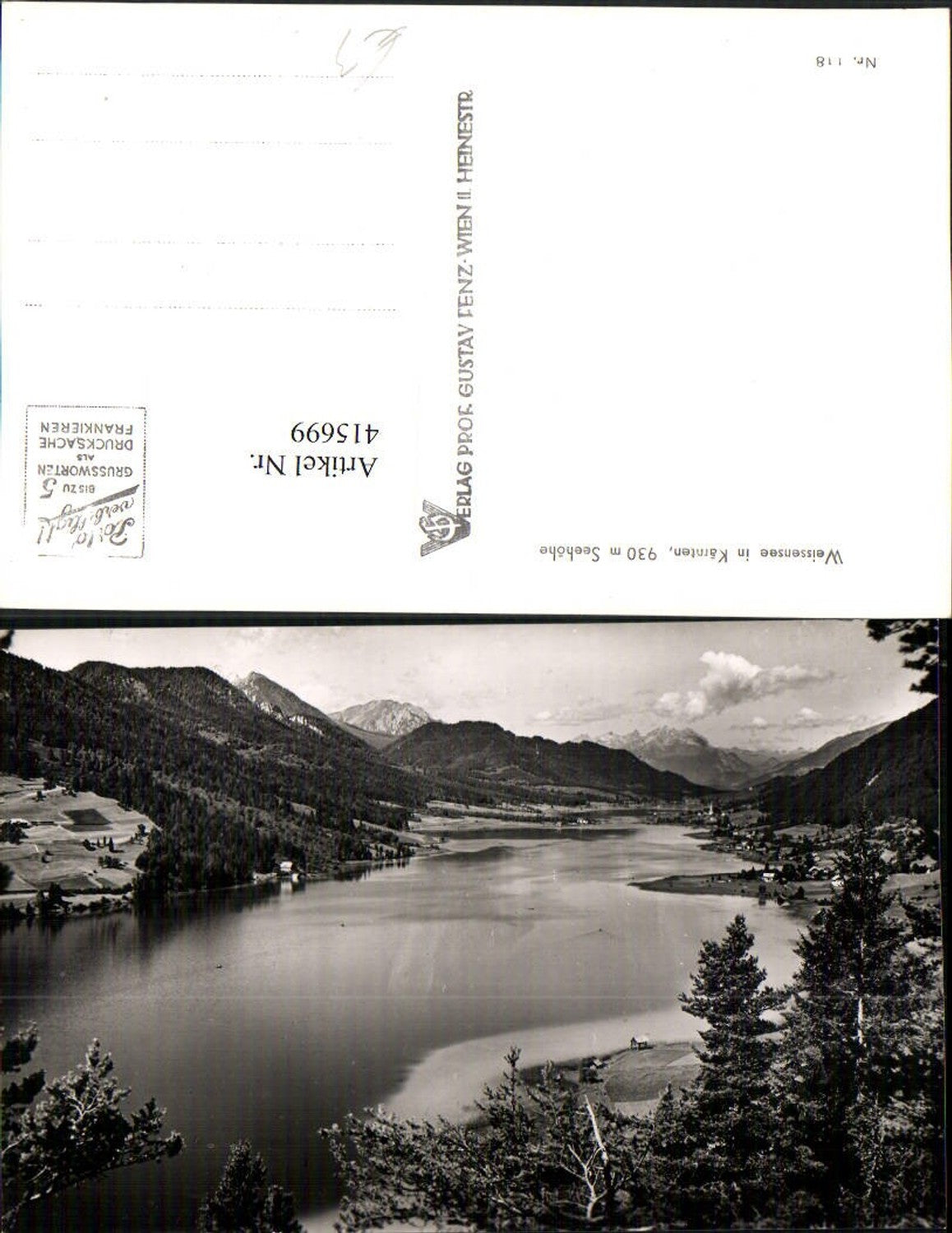 415699,Weißensee See Bergkulisse