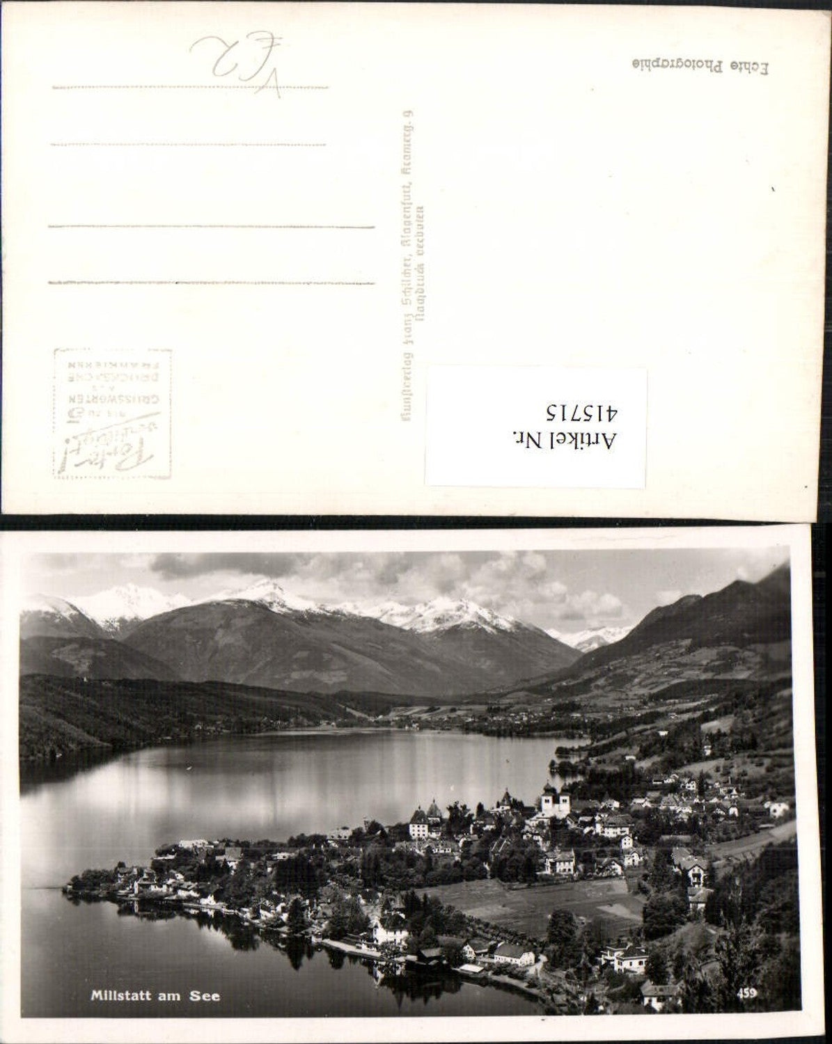 415715,Millstatt am See Totale Bergkulisse pub Franz Schilcher 459