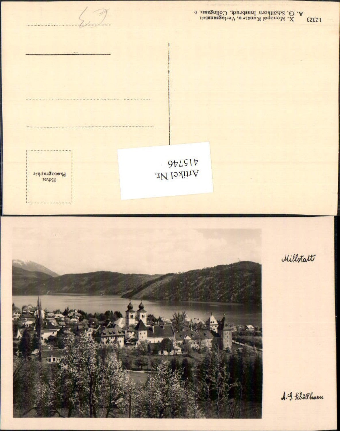 415746,Millstatt am See Totale Bergkulisse