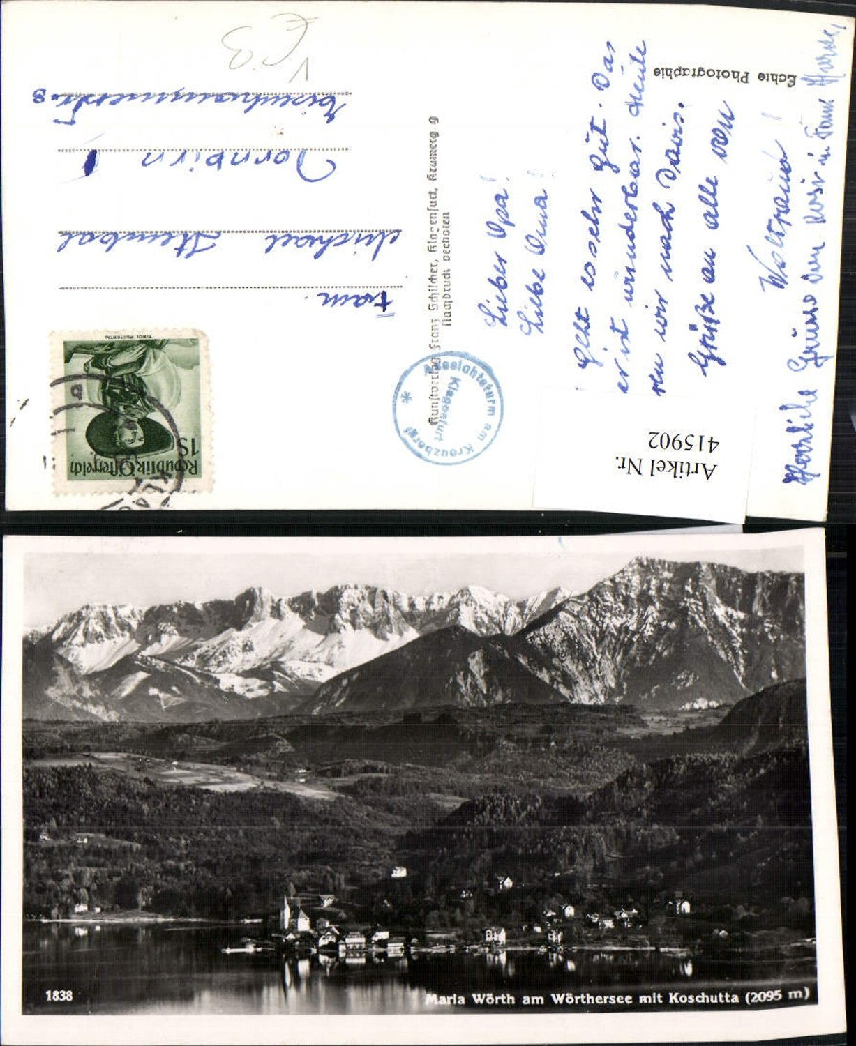 Alte Ansichtskarte – Old Postcard