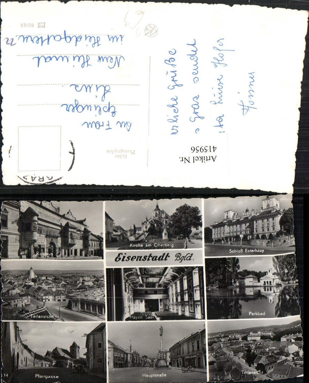 415956, Eisenstadt Church Town Hall Esterhazy Palace Park Bath Multi-view map