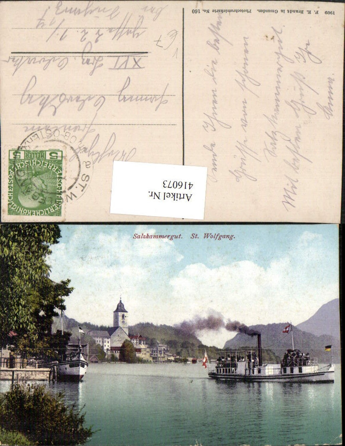 416073,St. Wolfgang Teilansicht Dampfer pub F. E. Brandt 160
