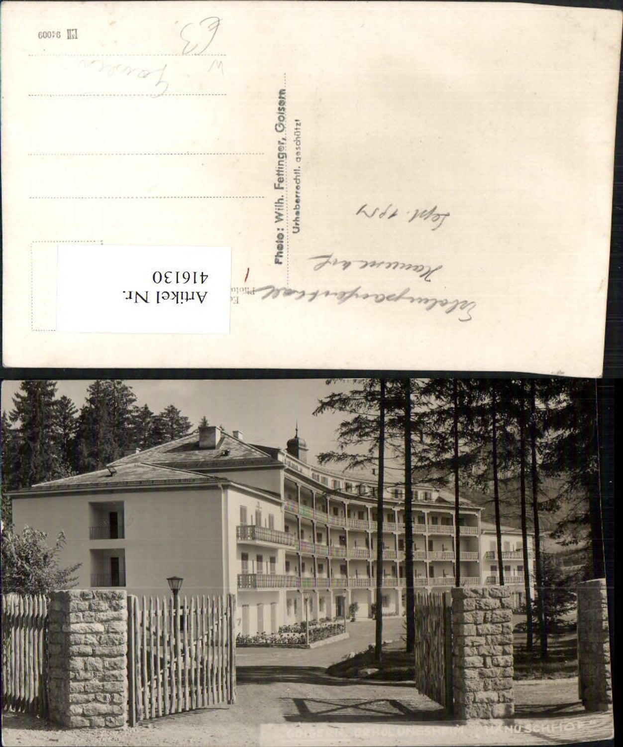 416130,Bad Goisern Erholungsheim Hanuschhof Gebäude