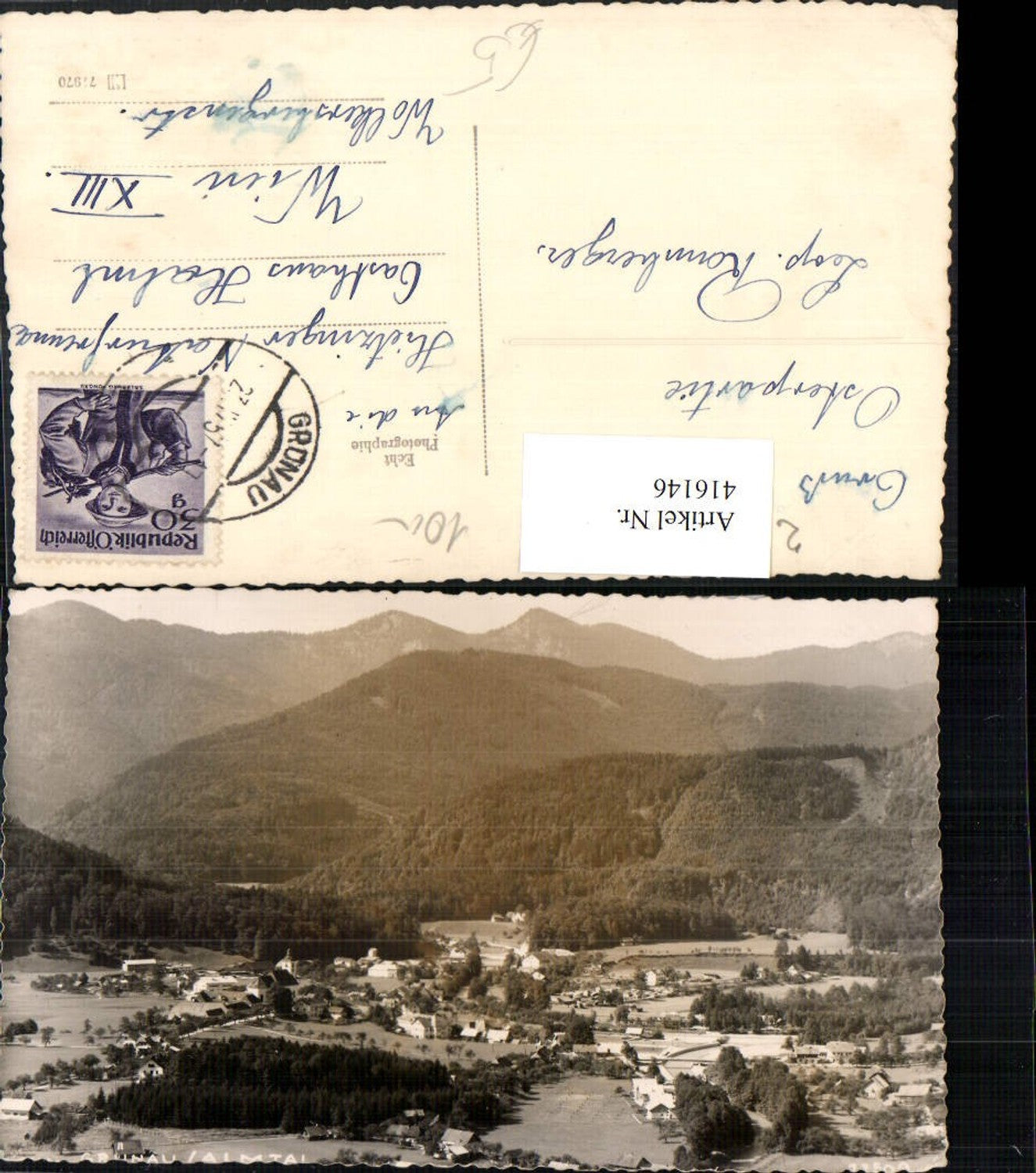 416146,Grünau im Almtal Totale Bergkulisse