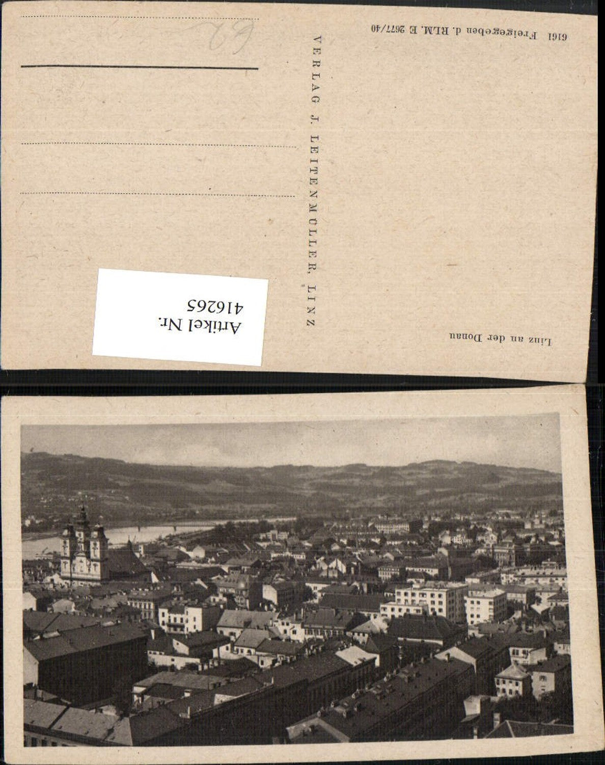 416265,Linz an d. Donau Teilansicht