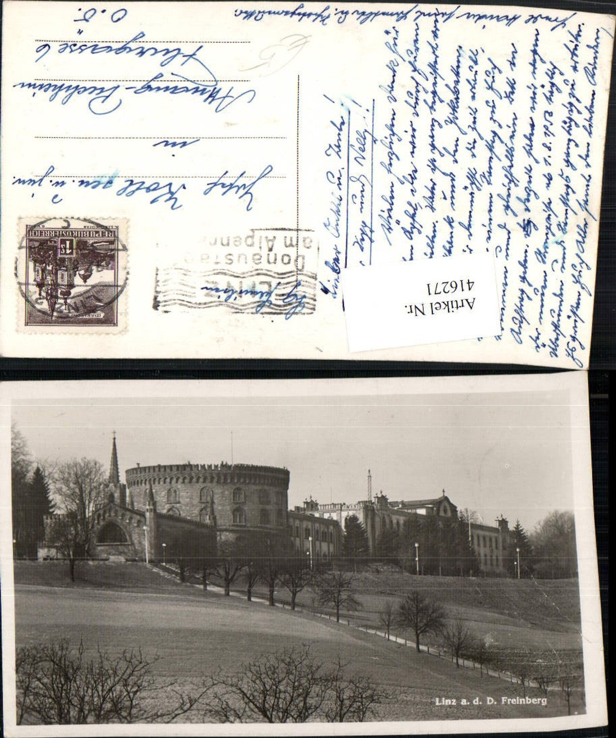 416271,Linz an d. Donau Freinberg Kollegium Turm